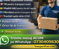 Transport azi în 30 min